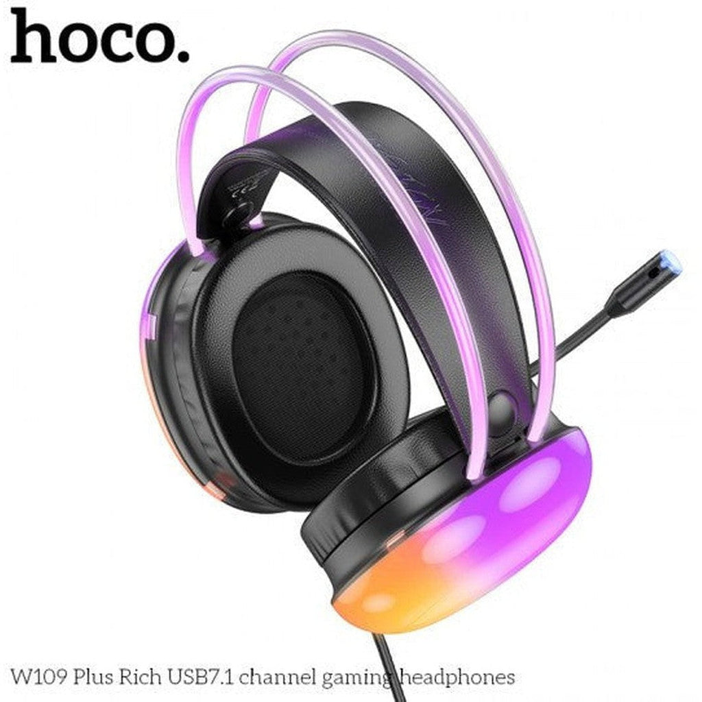 Hoco W109 Plus Rich USB7.1 channel gaming headphones