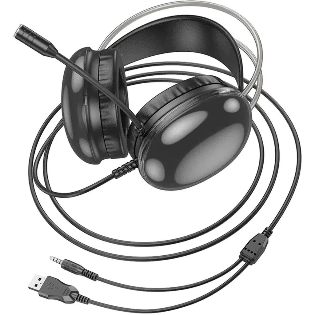 Hoco W109 Rich gaming headphones Black