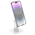 HOCO Winner Tabletop Holder – 360° Rotating Desktop Phone Stand - White