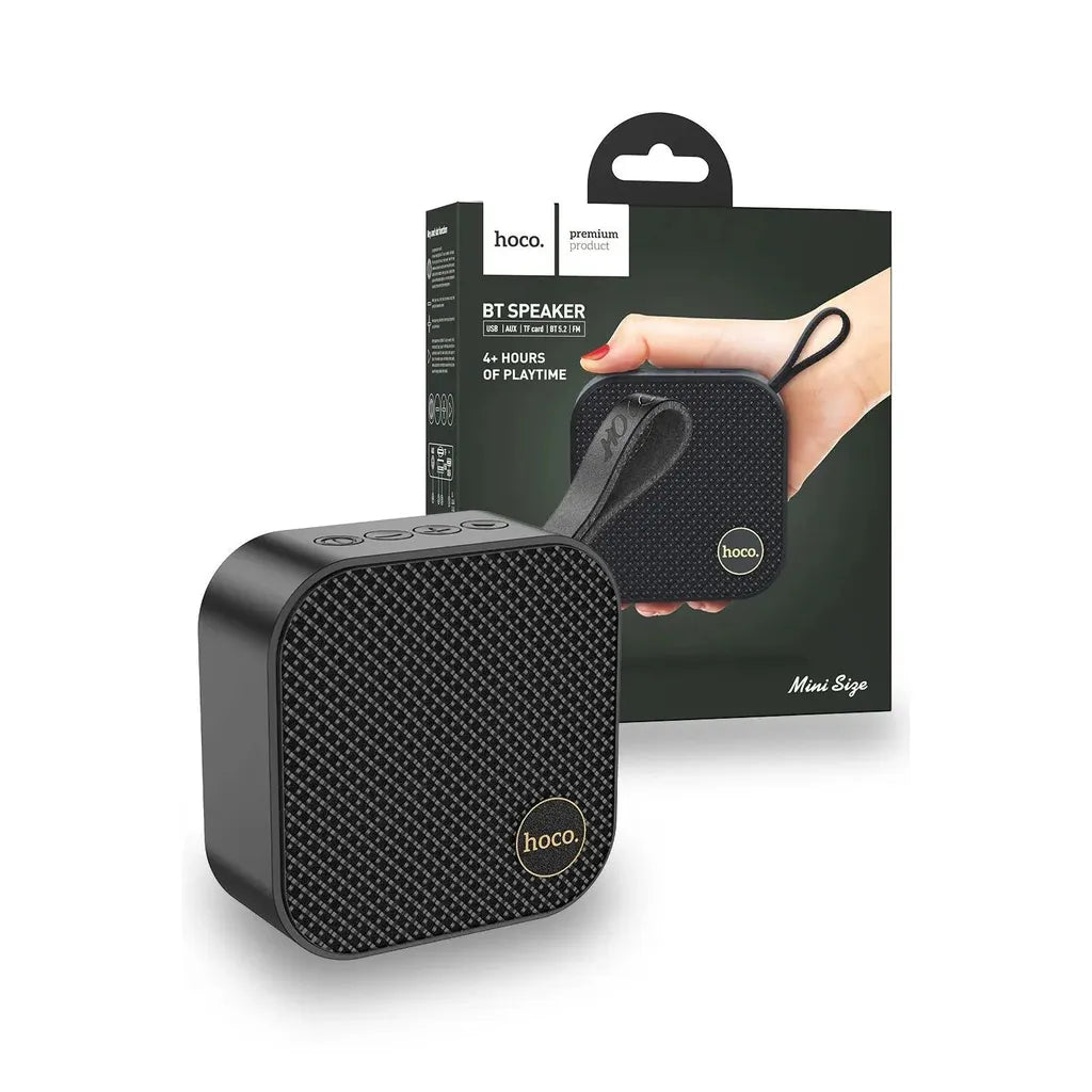 HOCO Wireless Sports 5W Speaker Bluetooth TF USB AUX - Black