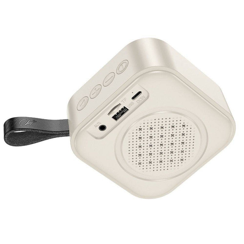HOCO Wireless Sports 5W Speaker Bluetooth TF USB AUX - White