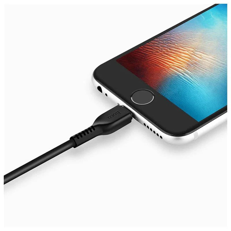 Hoco X20 Flash Charging Data Sync Cable - Lightning / 1 Meter / Black