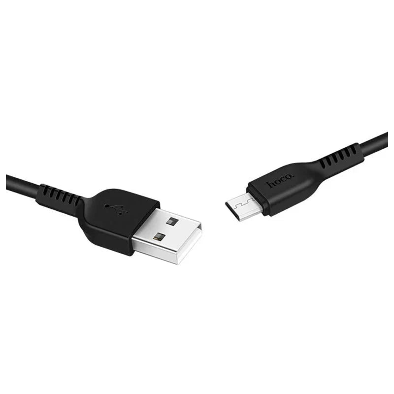 Hoco X20 Flash Charging Data Sync Cable - Micro USB / 2 Meters / Black