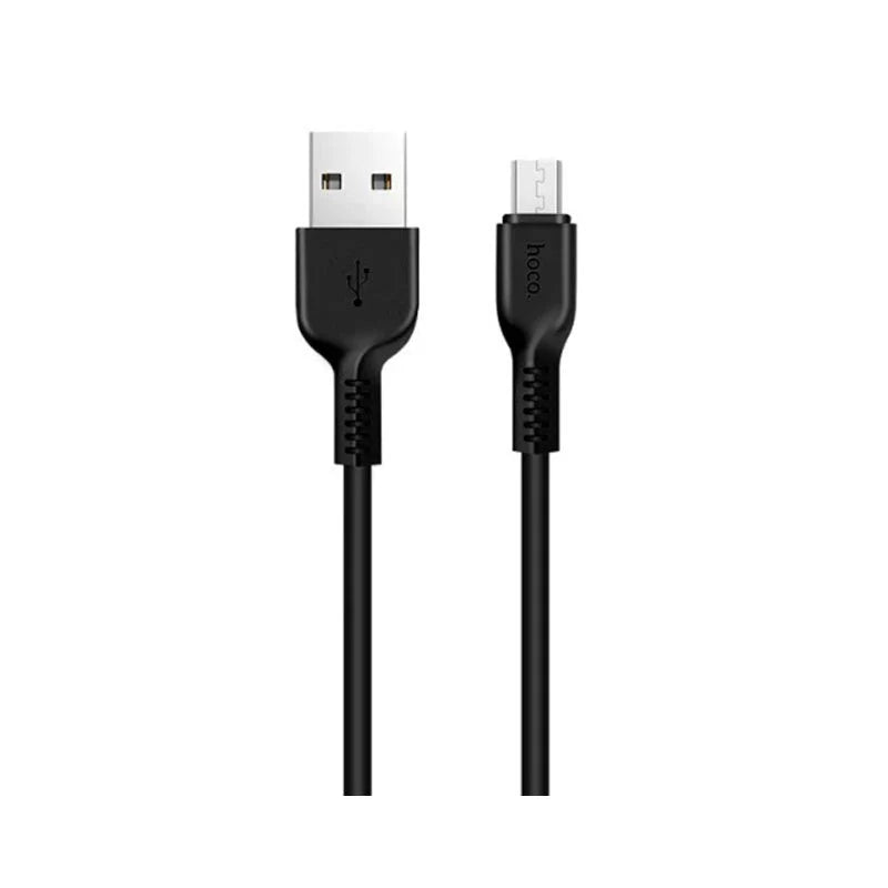 Hoco X20 Flash Charging Data Sync Cable - Micro USB / 2 Meters / Black