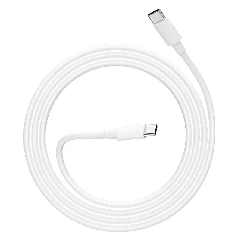 HOCO X51 High-Power Charging Data Sync Cable - USB-C To USB-C / 1 Meter / White