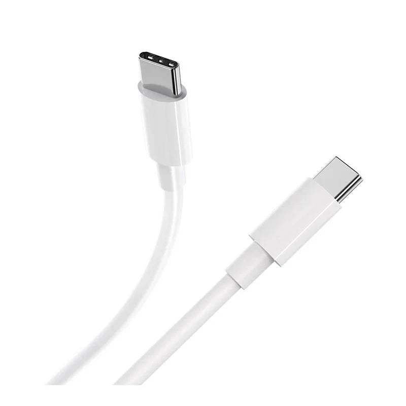 HOCO X51 High-Power Charging Data Sync Cable - USB-C To USB-C / 1 Meter / White