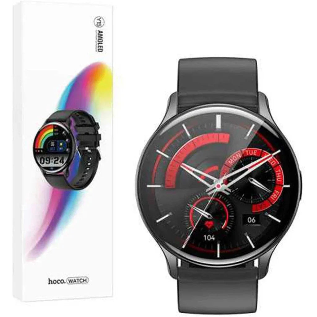 Hoco Y15 AMOLED Smart sports watch - Black