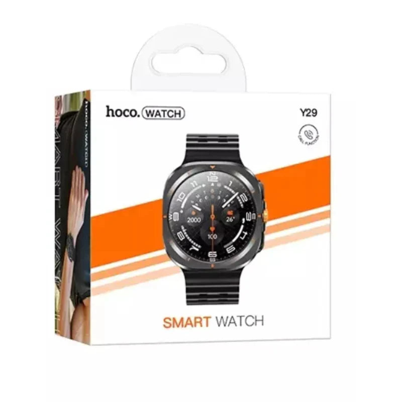 HOCO Y29 Sports Smart Watch - 1.5" inches / Bluetooth / 220mAh / Black