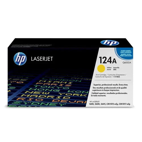 HP 124A Yellow LaserJet Toner (Q6002A)