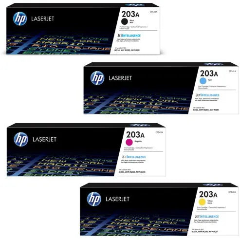HP 203A LaserJet Toner Cartridge Full Set