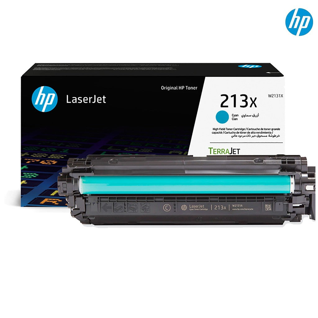 HP 213X High Yield Cyan Original LaserJet Toner Cartridge