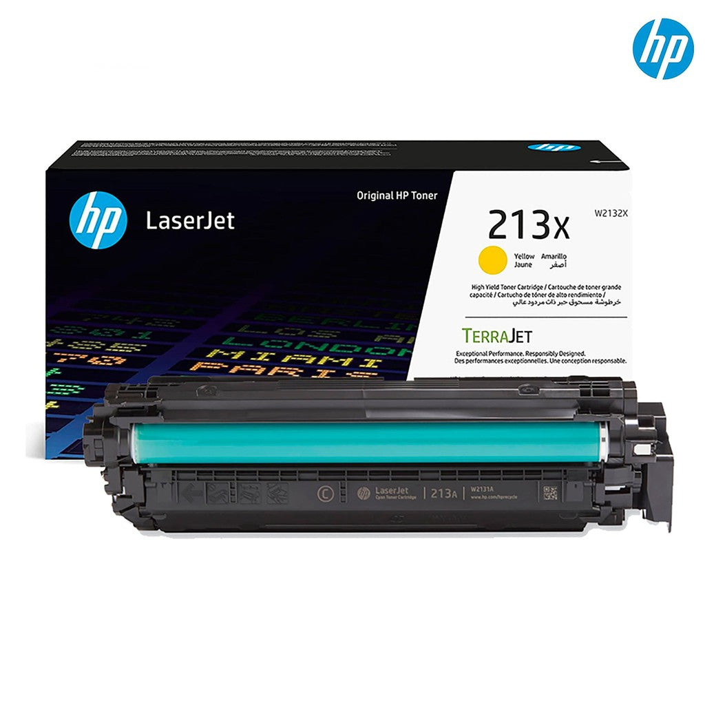 HP 213X High Yield Yellow Original LaserJet Toner Cartridge