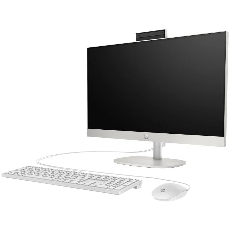 HP 24-CR0040NE AIO PC - 23.8" FHD Non-Touch / i7 / 8GB / 512GB (NVMe M.2 SSD) / DOS (Without OS) / 1YW / Shell White - Desktop