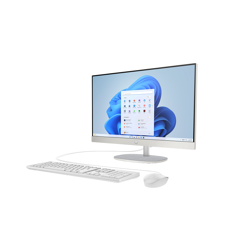 HP 24-CR0040NE AIO PC - 23.8" FHD Non-Touch / i7 / 8GB / 512GB (NVMe M.2 SSD) / Win 11 Pro / 1YW / Shell White - Desktop