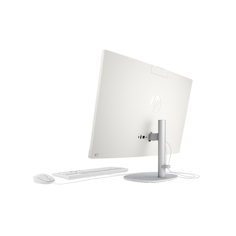 HP 27-CR0023NE AIO PC - i5 / 8GB / 512GB (NVMe M.2 SSD) / 27" FHD Non-Touch / DOS (Without OS) / 1YW / Shell White - Desktop