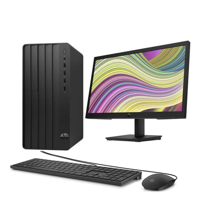 HP 290 G9 Desktop Bundle – Intel Core i7-14700, 8GB RAM, 512GB SSD + 21.5" Monitor