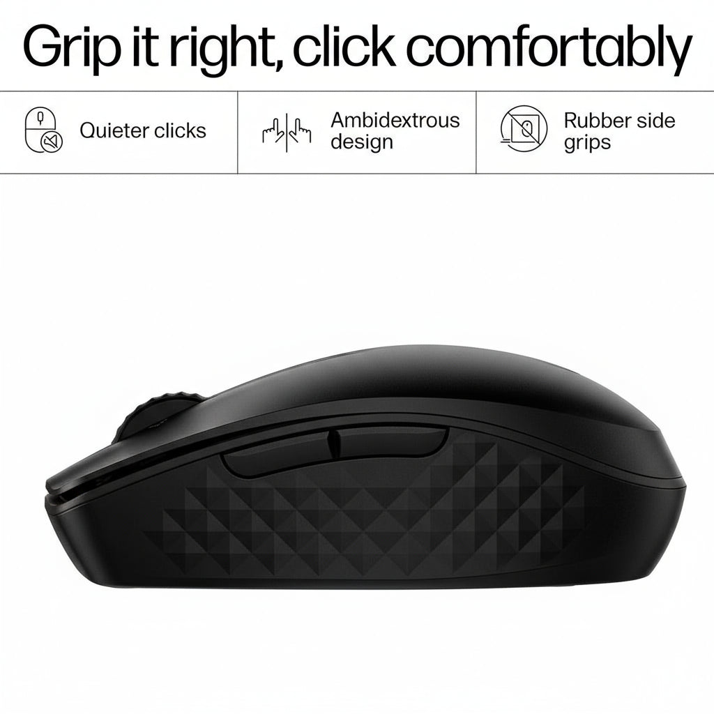 HP 420 Programmable Wireless Mouse - Up to 4000 DPI / Black