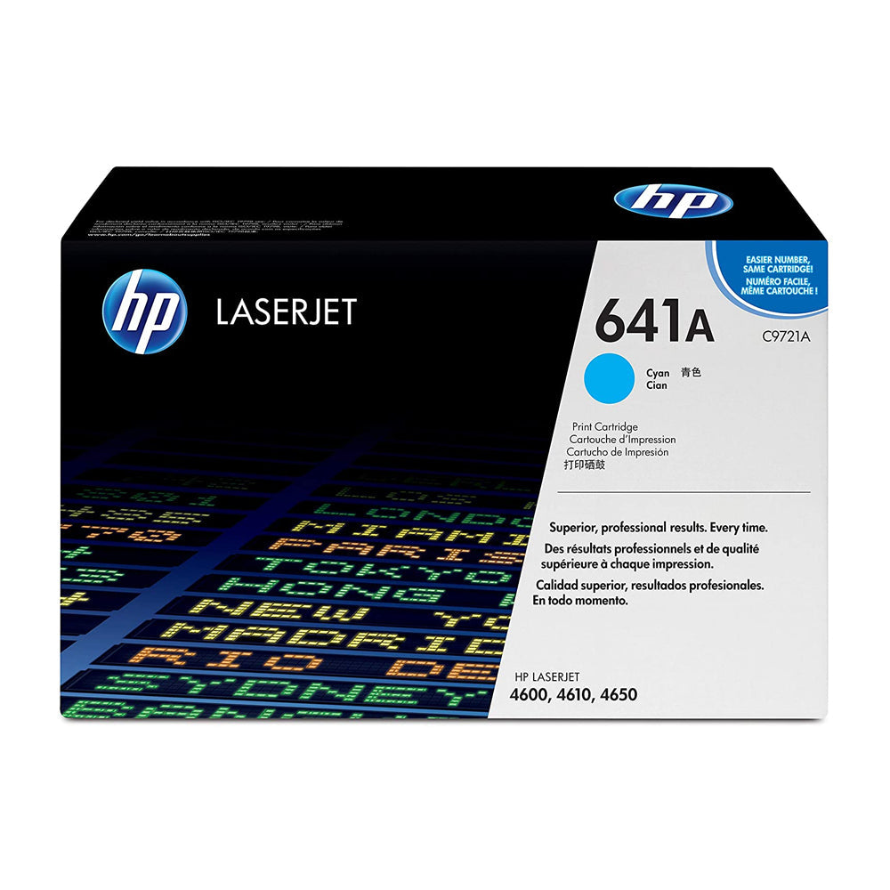 HP 641A Cyan Original LaserJet Toner Cartridge