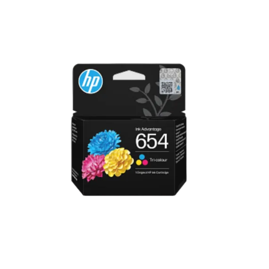 HP 654 Tri-color Original Ink Advantage Cartridge 7FP38UE