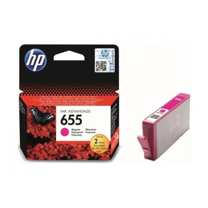 HP 655 Magenta Original Ink Advantage Cartridge CZ111AE