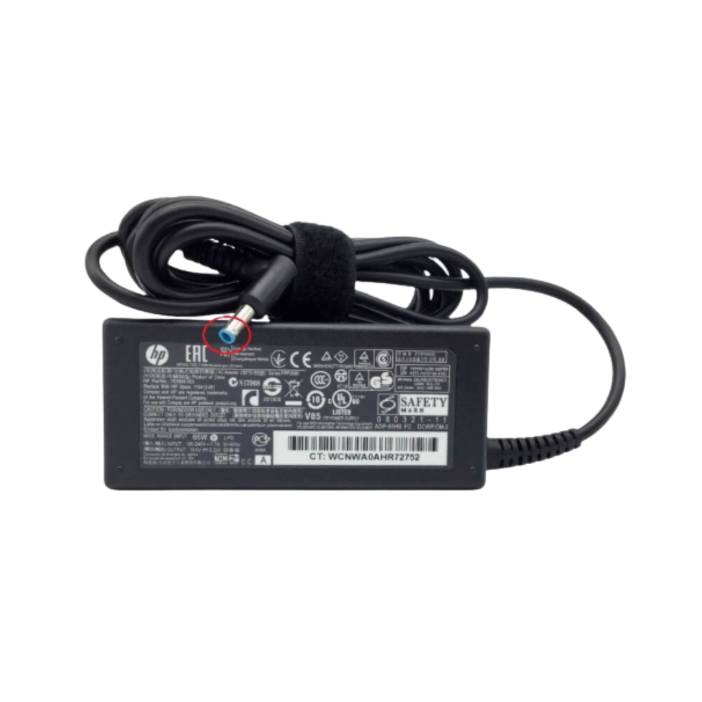HP 65W 19.5V-3.33A (4.5×3.0) Laptop Charger with Power Cable