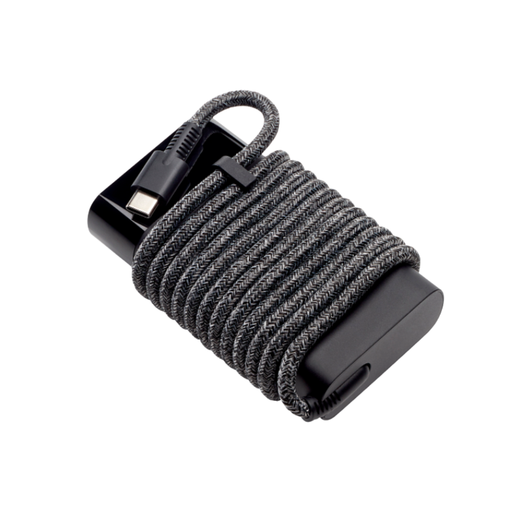 HP USB-C Laptop Charger with Power Cable – 65W