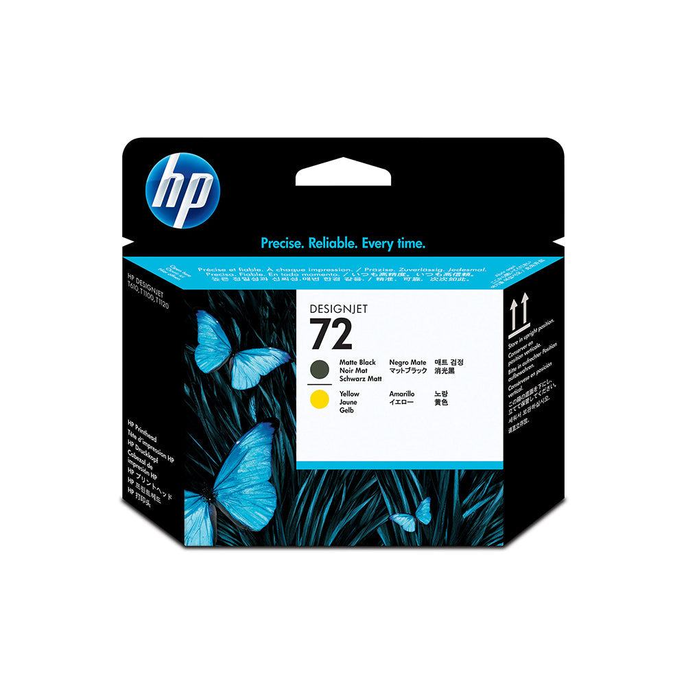 HP 72 Matte Black and Yellow Printhead C9384A