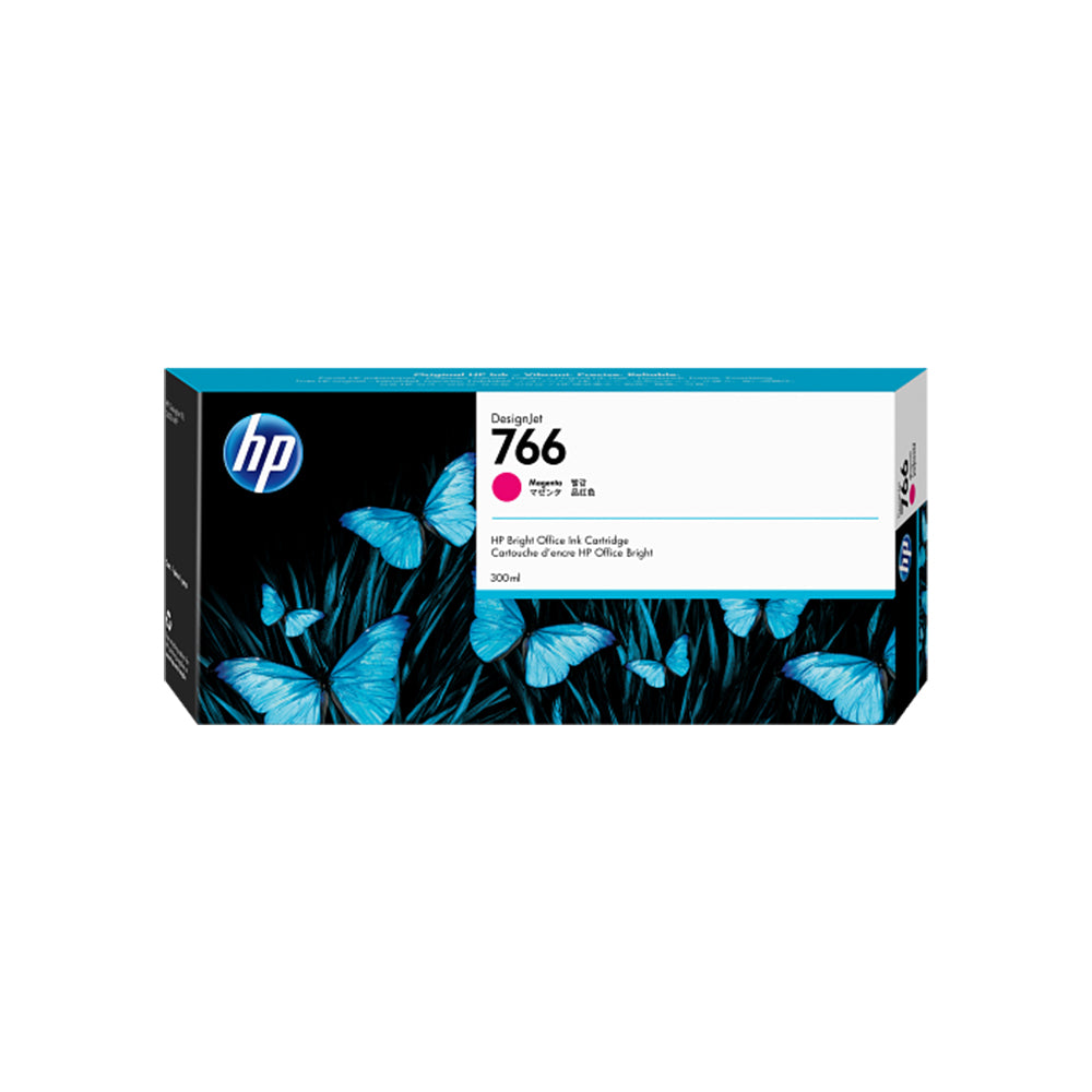 HP 766 300-ml Magenta DesignJet Ink Cartridge P2V90A