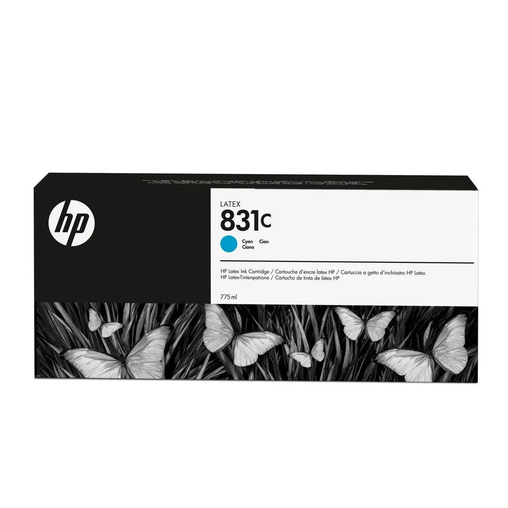 HP 831C 775-ml Light Cyan Latex Ink Cartridge