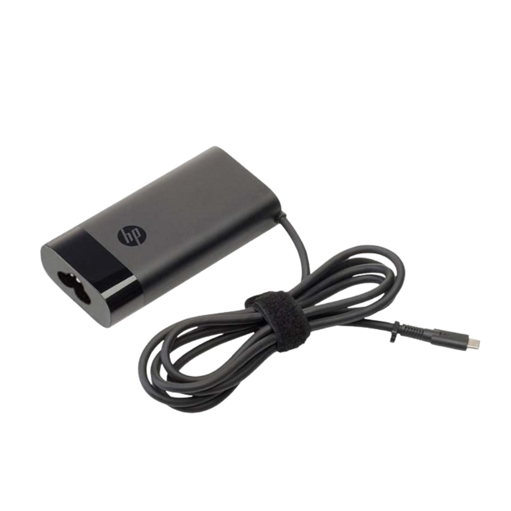 HP USB-C Laptop Charger with Power Cable – 90W