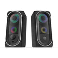 HP DHE-6001 Wired Multimedia Speaker RGB Gaming Mini Stereo Surround Sound Backlight