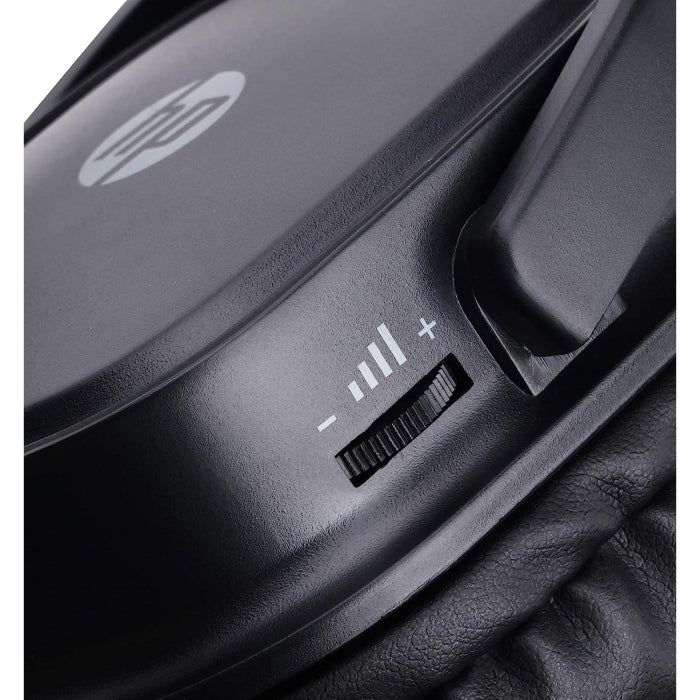 HP DHE-8004 Stereo Surround Sound Wired Gaming Headset With Flexible Microphone - Black