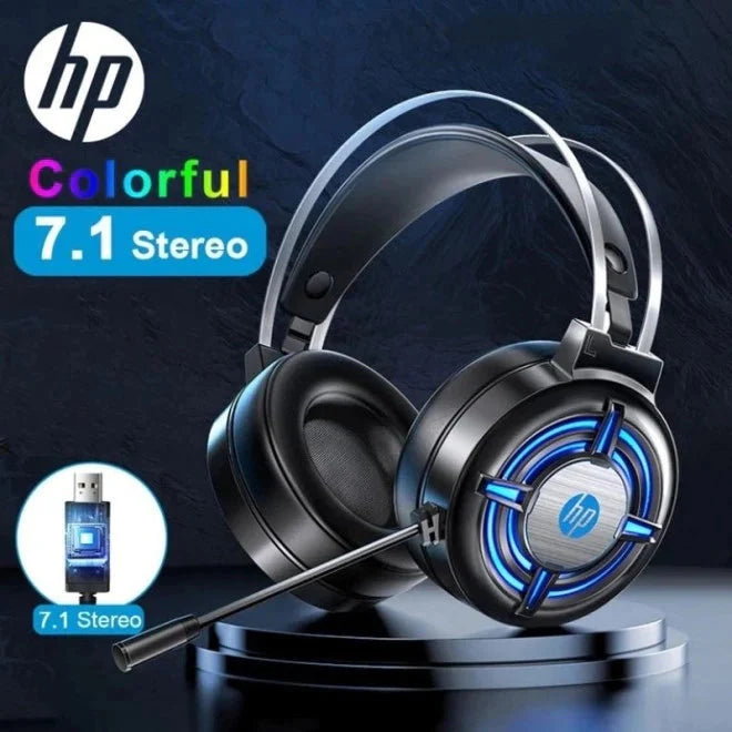 HP H120G RGB Backlit Effect, Wired Gaming Headset For PC and Laptop