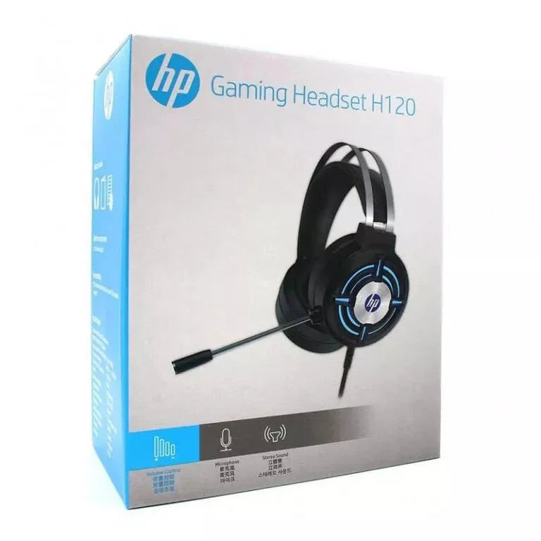 HP H120G RGB Backlit Effect, Wired Gaming Headset For PC and Laptop