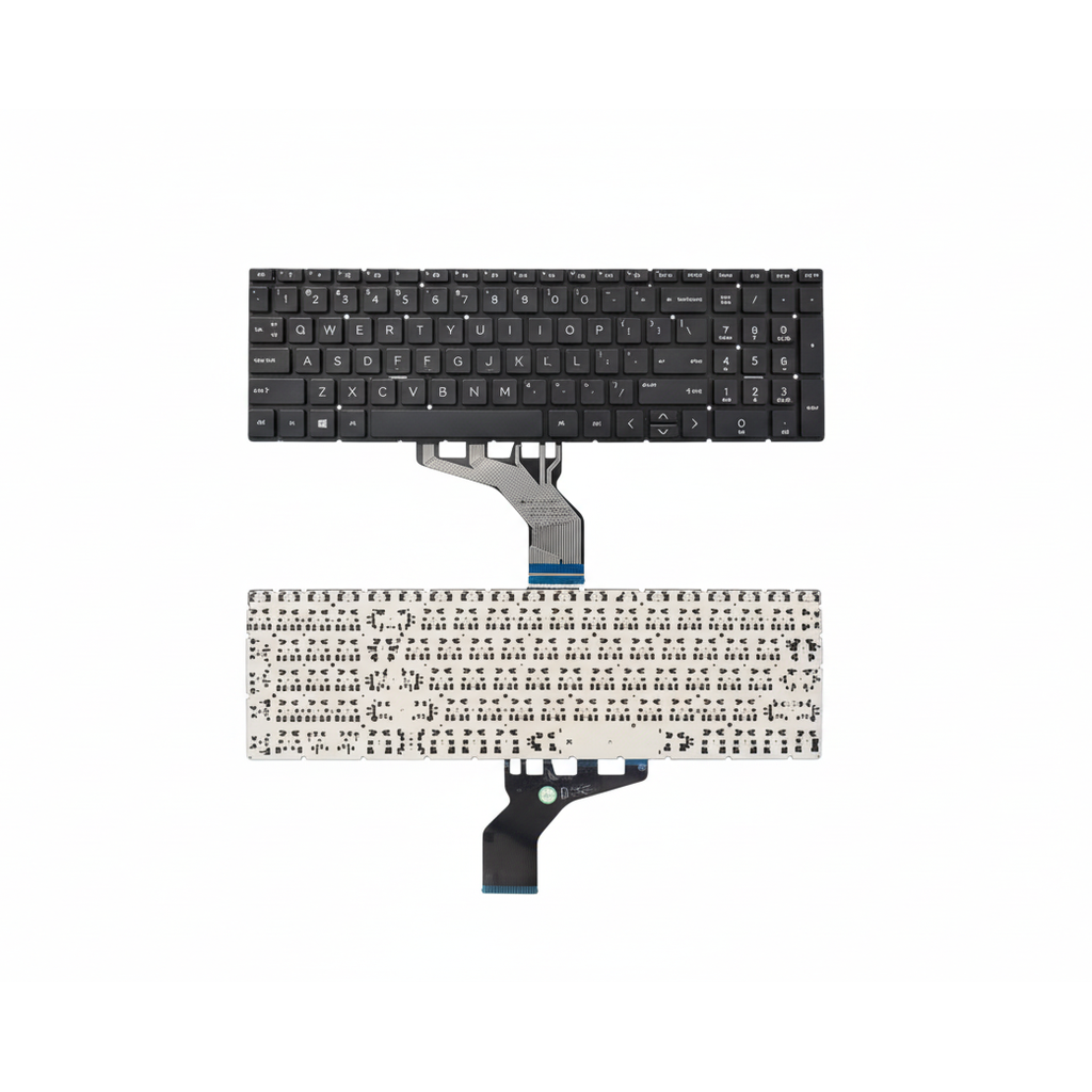 HP Laptop Keyboard, Black, US English & Arabic Layout
