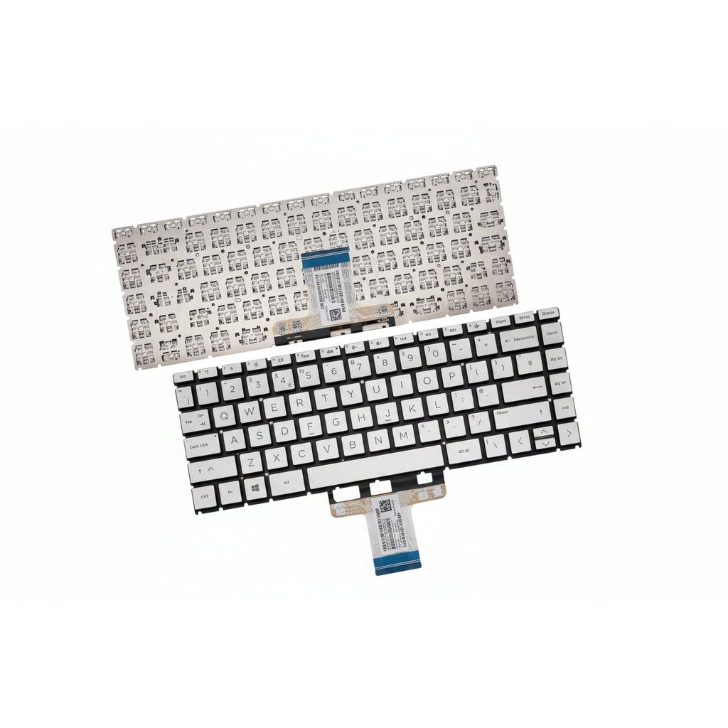 HP Pavilion Laptop Keyboard Silver US English & Arabic Layout