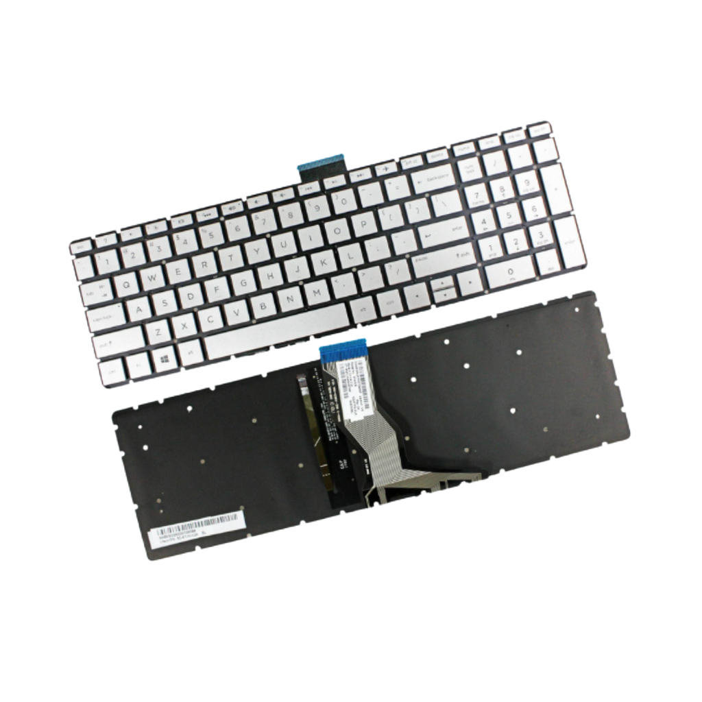 HP Pavilion Laptop Keyboard, Silver, US English & Arabic Layout