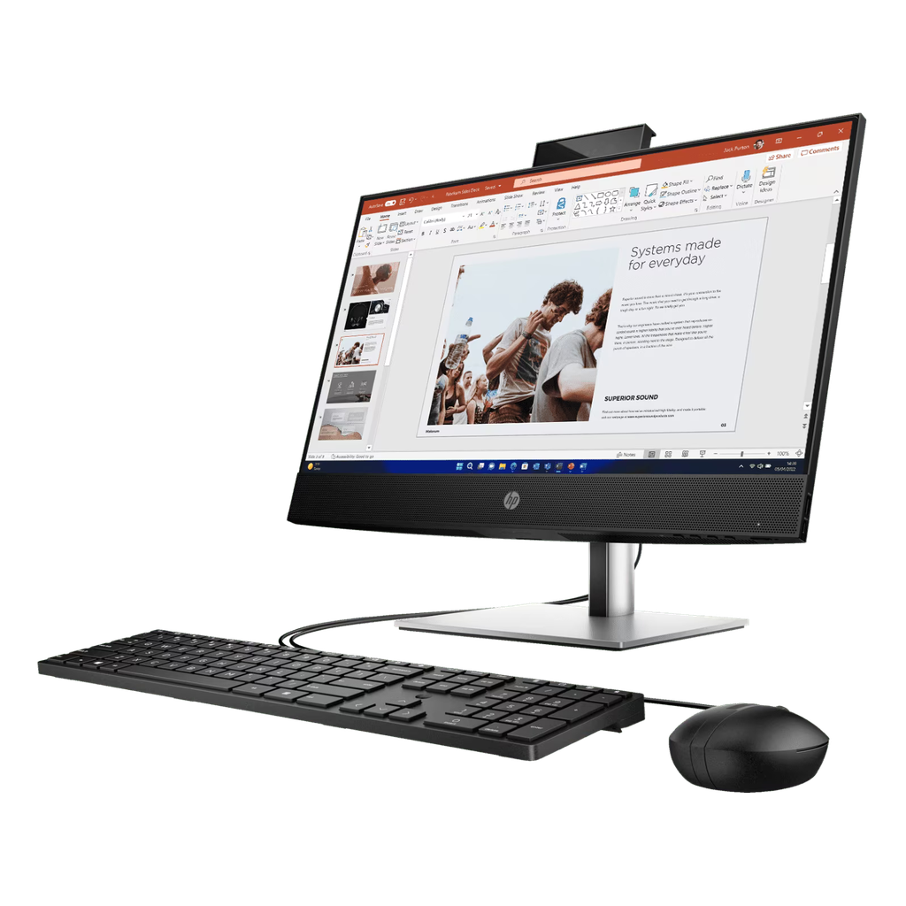 HP ProOne 440 G9 AIO - i5 / 8GB / 512GB (NVMe M.2 SSD) / 23.8" FHD Non-Touch / DOS (Without OS) / 1YW - Desktop