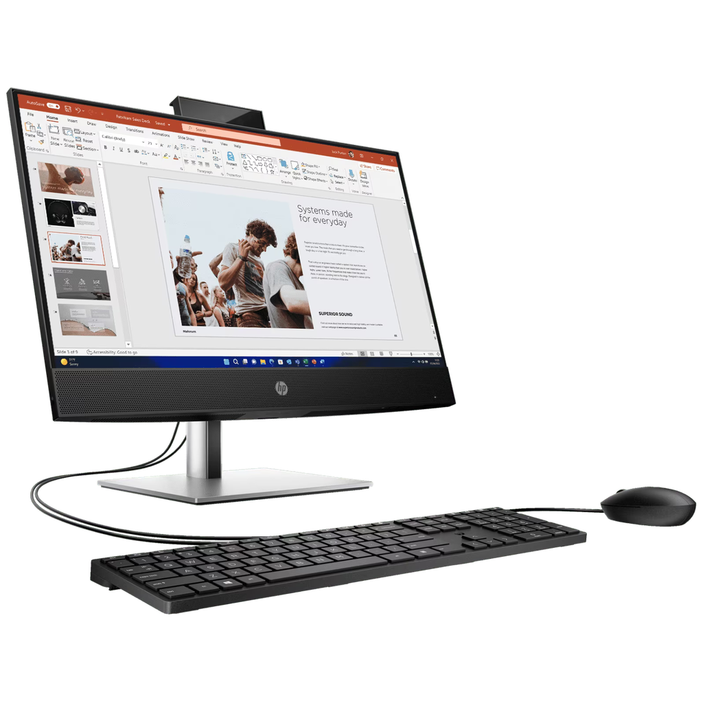 HP ProOne 440 G9 AIO - i5 / 8GB / 512GB (NVMe M.2 SSD) / 23.8" FHD Non-Touch / Win 11 Pro / 1YW - Desktop