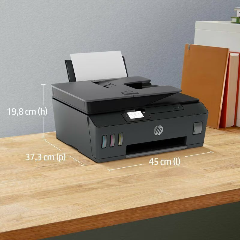 HP Smart Tank 615 Wireless AIO - 11ppm / 4800dpi / A4 / USB / Wi-Fi / FAX / Bluetooth / Color Inkjet - Printer