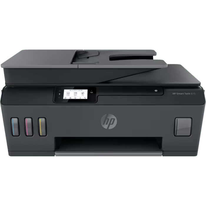 HP Smart Tank 615 Wireless AIO - 11ppm / 4800dpi / A4 / USB / Wi-Fi / FAX / Bluetooth / Color Inkjet - Printer