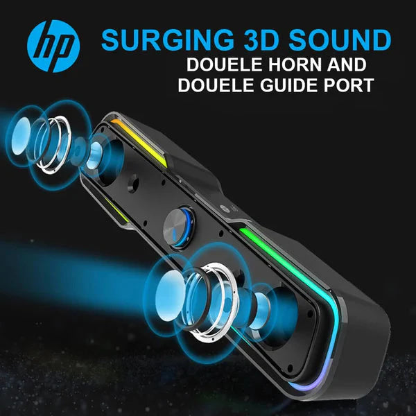 HP Speaker Soundbar DHE-6002 RGB LED Touch