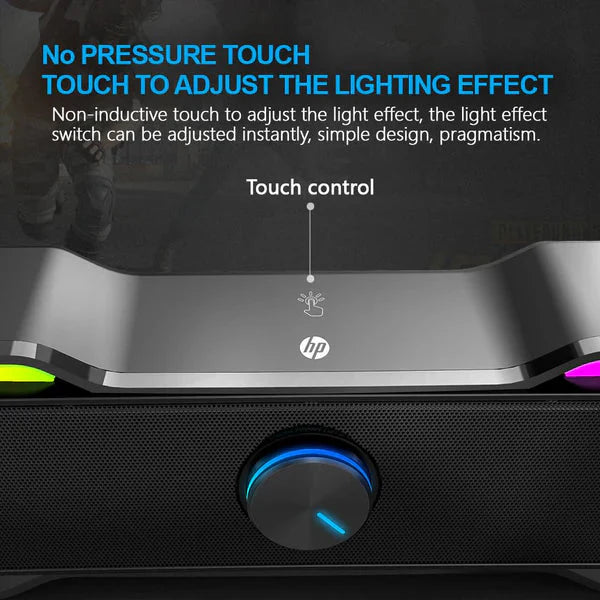 HP Speaker Soundbar DHE-6002 RGB LED Touch