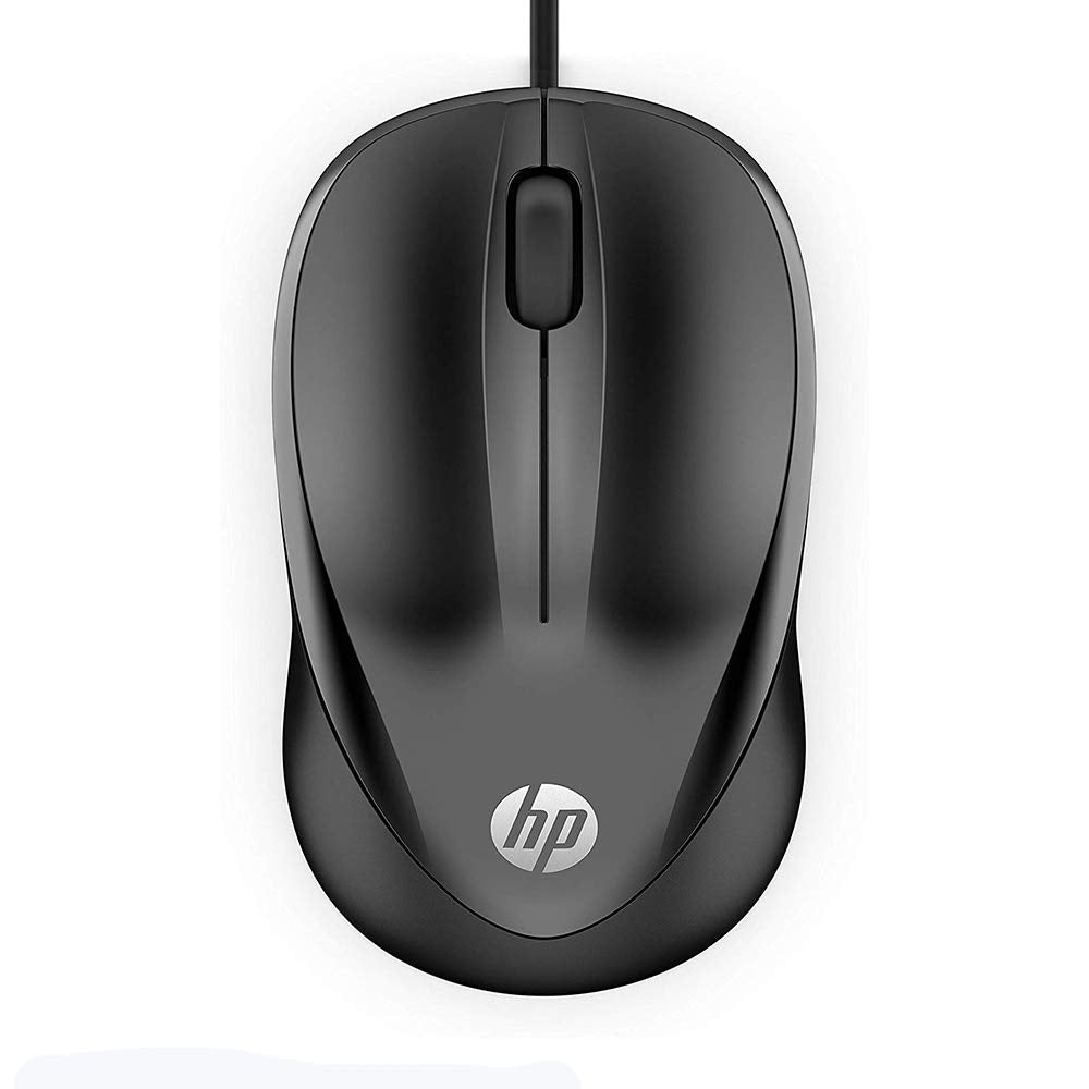 HP Wired Mouse 1000 - 1200 DPI / Black