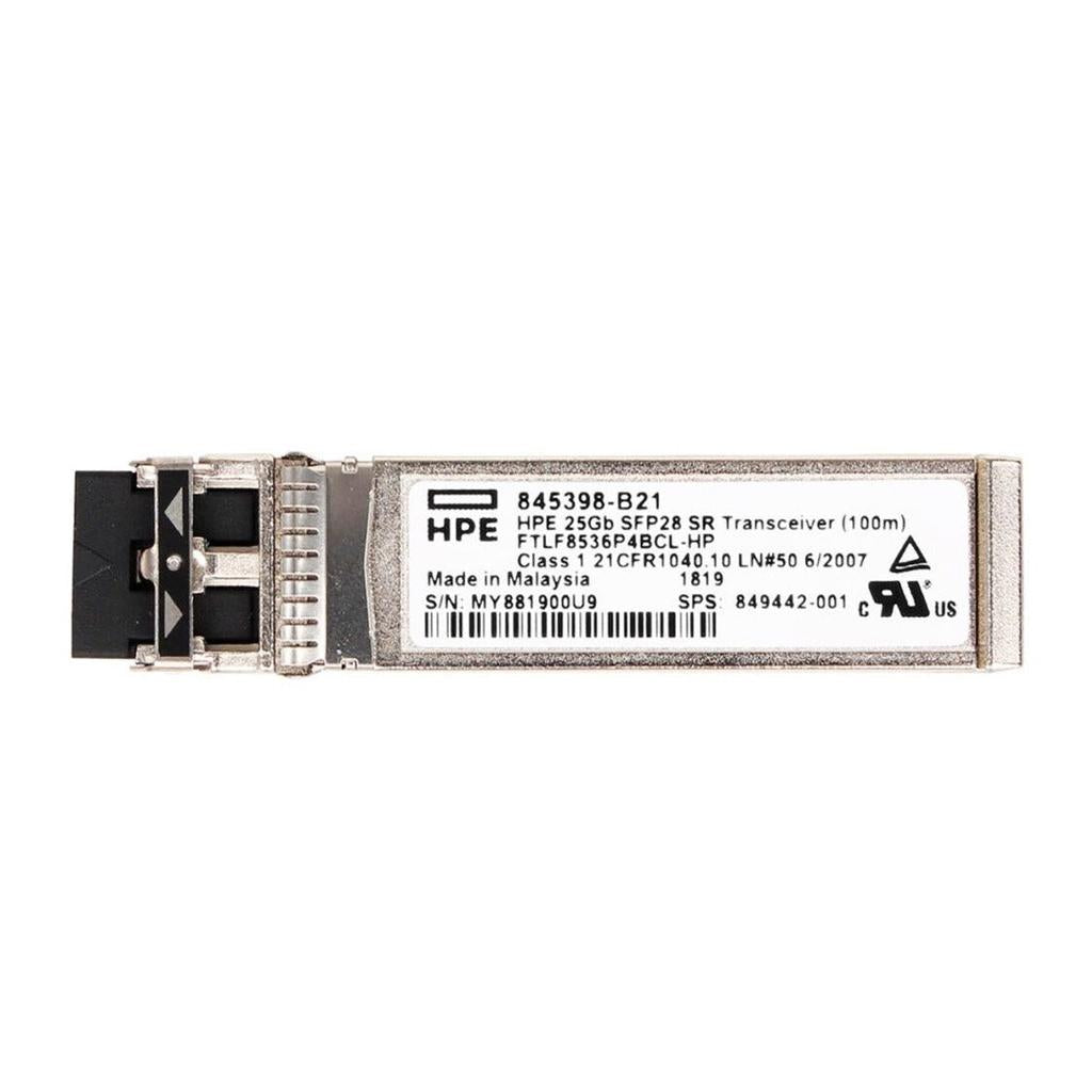 HPE 25Gb SFP28 SR 100m Transceiver.
