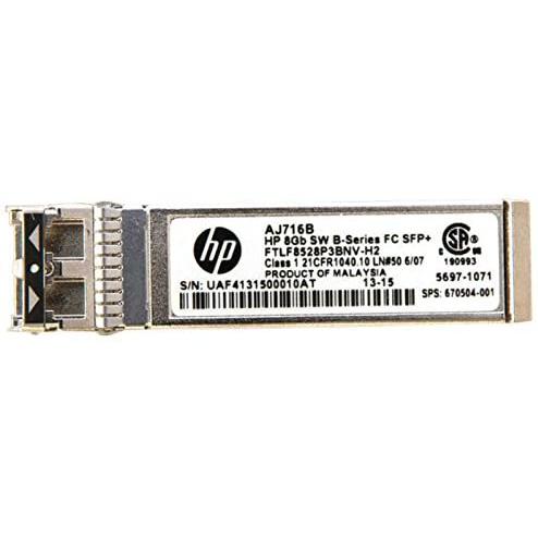 HPE 8Gb Short Wave B-Series SFP+ 1 Pack:Transceivers - Commercial
