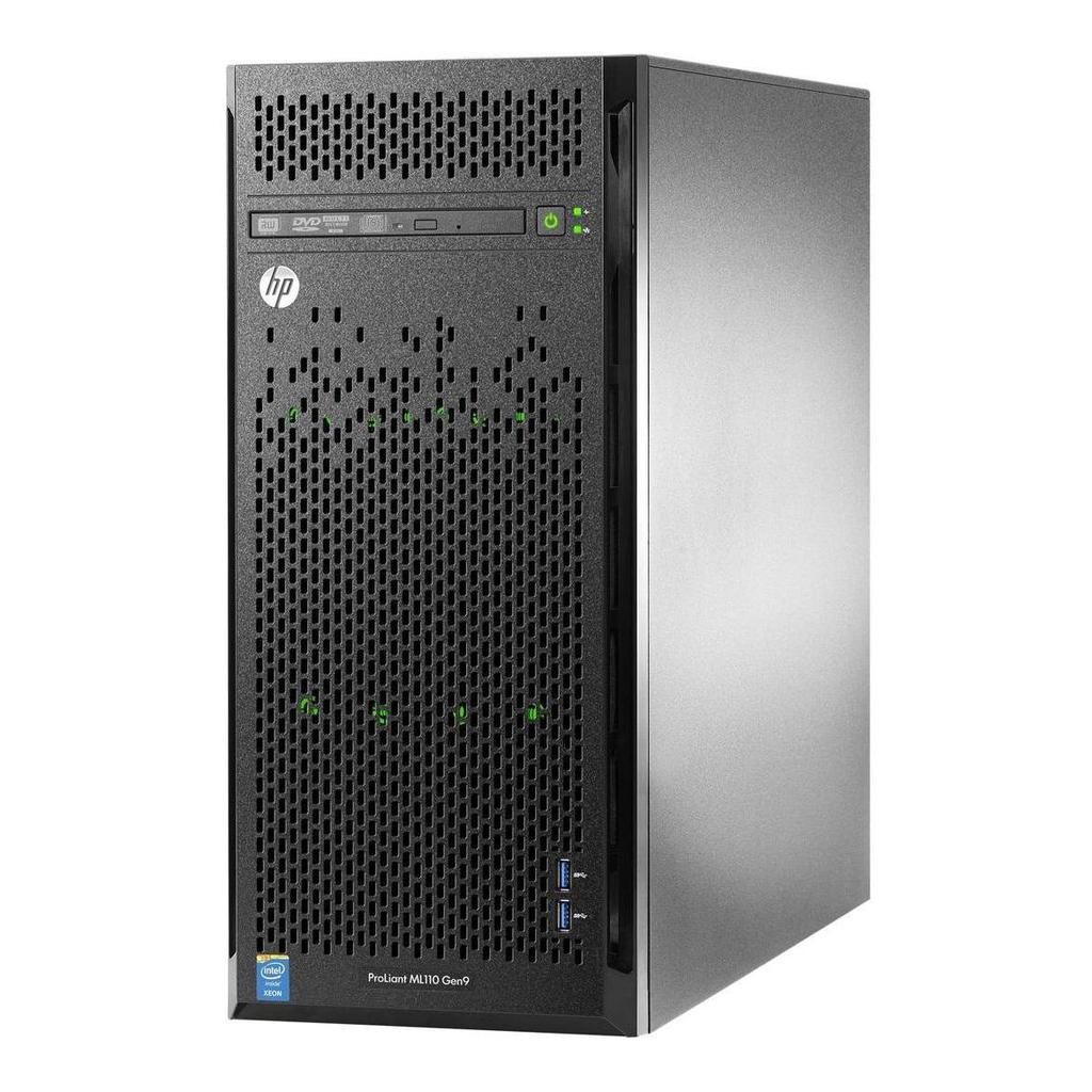 HPE ML110 Gen9 Hot Plug 8SFF CTO Svr Server : ProLiant ML110 Family - CTO Gen 9