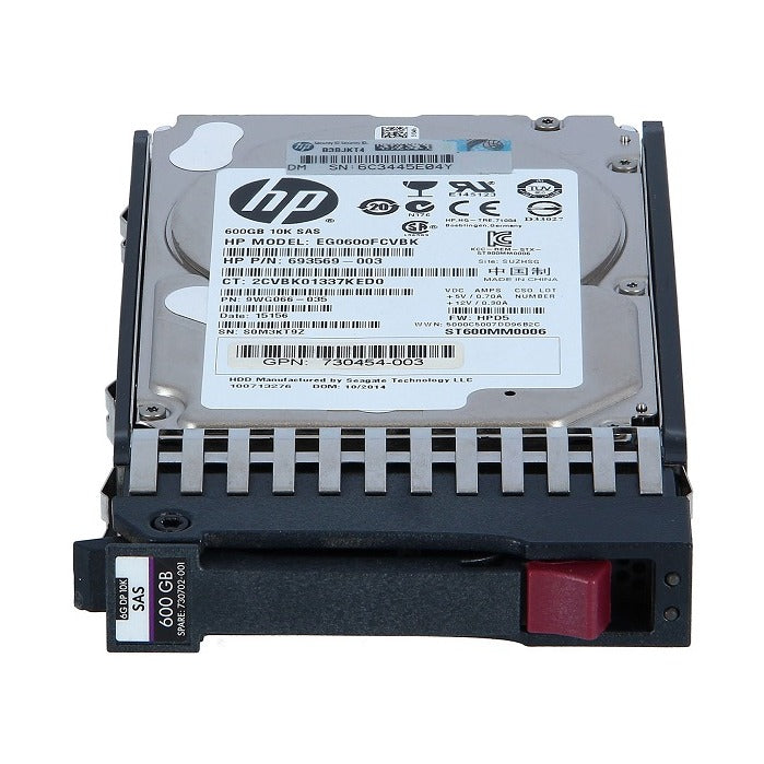 HPE MSA 600GB 6G SAS10K DP ENT Reman HDD.