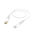 Hama 201603 Charging Cable USBC Lightning 1.5 M - White