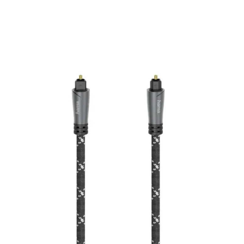 Hama Audio Optical Fibre Toslink Cable 1.5 M - Metal